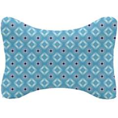 Blue Pattern Seat Head Rest Cushion by HermanTelo