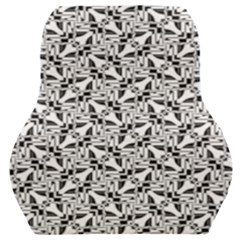 Ornamental Checkerboard Car Seat Back Cushion  by HermanTelo