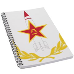 Badge Of People s Liberation Army Rocket Force 5 5  X 8 5  Notebook by abbeyz71
