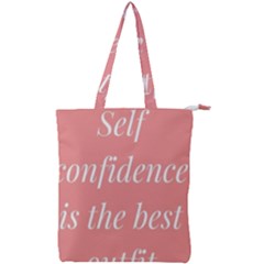 Self Confidence  Double Zip Up Tote Bag by Abigailbarryart