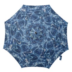 Abstract Blue Diving Fresh Hook Handle Umbrellas (medium) by HermanTelo
