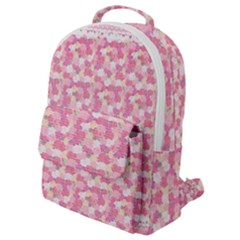 Peony Pattern Pink Scrapbooking Flap Pocket Backpack (small) by Pakrebo