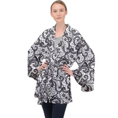 Encaje Velvet Kimono Robe by Sobalvarro