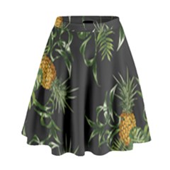 Pineapples Pattern High Waist Skirt by Sobalvarro