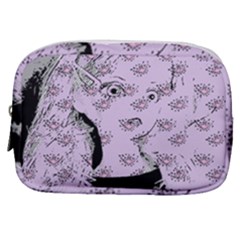 Wide Eyed Girl Lilac Make Up Pouch (small) by snowwhitegirl
