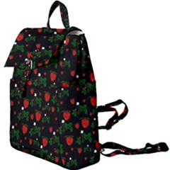 Strawberries Pattern Buckle Everyday Backpack by bloomingvinedesign