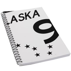 Alaska Route 9 Shield 5 5  X 8 5  Notebook by abbeyz71