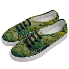 Laptop Computer Technology Leaf Line Green Biology Communication Electronics Illustration Informatio Women s Classic Low Top Sneakers by Vaneshart