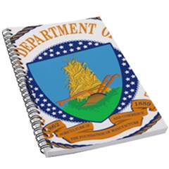 Seal Of United States Department Of Agriculture 5 5  X 8 5  Notebook by abbeyz71