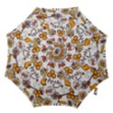 Honey Seamless Pattern Hook Handle Umbrellas (Medium) View1