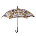 Honey Seamless Pattern Hook Handle Umbrellas (Medium) View3
