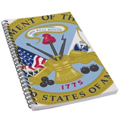 Emblem Of The United States Department Of The Army 5 5  X 8 5  Notebook by abbeyz71