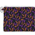 Halloween Candy on Black Canvas Cosmetic Bag (XXXL) View1