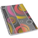 Abstract Colorful Background Grey 5.5  x 8.5  Notebook View1