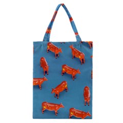 Illustrations Cow Agriculture Livestock Classic Tote Bag by HermanTelo