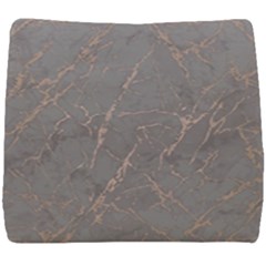 Marble Old Vintage Pinkish Gray With Bronze Veins Intrusions Texture Floor Background Print Luxuous Real Marble Seat Cushion by genx