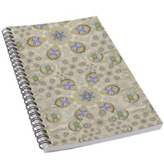 A Gift With Flowers And Bubble Wrap 5 5  X 8 5  Notebook by pepitasart