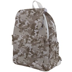 Tan Army Camouflage Top Flap Backpack by mccallacoulture