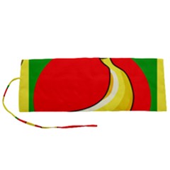 Banana Republic Flags Yellow Red Roll Up Canvas Pencil Holder (s) by HermanTelo