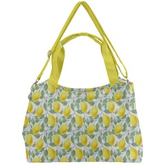 Lemons And Butterfly Double Compartment Shoulder Bag by lucia