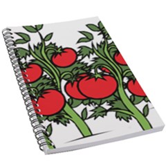 Tomato Garden Vine Plants Red 5 5  X 8 5  Notebook by HermanTelo