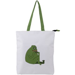 Groyper Pepe The Frog Original Funny Kekistan Meme  Double Zip Up Tote Bag by snek