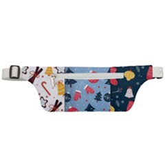 Christmas Pattern Collection Flat Design Active Waist Bag by Vaneshart