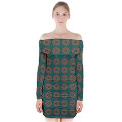 Df Alexis Finley Long Sleeve Off Shoulder Dress by deformigo