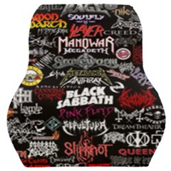 Metal Bands College Car Seat Back Cushion  by Sudhe