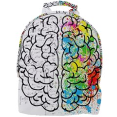 Brain Mind Psychology Idea Drawing Mini Full Print Backpack by Wegoenart