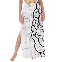 Brain Mind Psychology Idea Drawing Maxi Chiffon Tie-up Sarong by Wegoenart