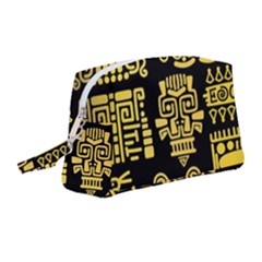American Golden Ancient Totems Wristlet Pouch Bag (medium) by Vaneshart
