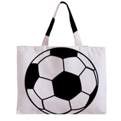 Soccer Lovers Gift Zipper Medium Tote Bag by ChezDeesTees