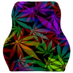 Ganja In Rainbow Colors, Weed Pattern, Marihujana Theme Car Seat Velour Cushion  by Casemiro