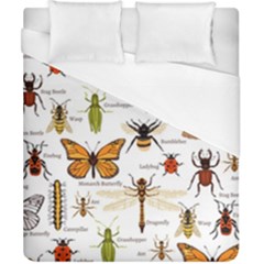 Insects Seamless Pattern Duvet Cover (california King Size) by Vaneshart