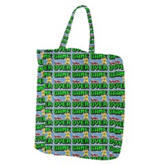 Game Over Karate And Gaming - Pixel Martial Arts Giant Grocery Tote by DinzDas