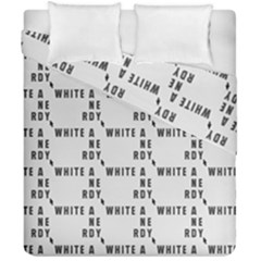 White And Nerdy - Computer Nerds And Geeks Duvet Cover Double Side (california King Size) by DinzDas