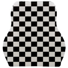 Black And White Chessboard Pattern, Classic, Tiled, Chess Like Theme Car Seat Velour Cushion  by Casemiro