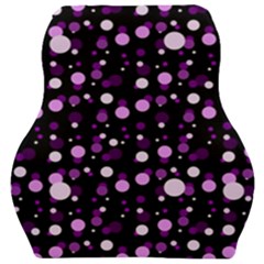 Purple, Pink Bokeh Dots, Asymmetric Polka Dot With Modern Twist Car Seat Velour Cushion  by Casemiro