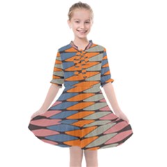 Zappwaits Pattern Kids  All Frills Chiffon Dress by zappwaits