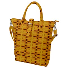 Digital Illusion Buckle Top Tote Bag by Sparkle