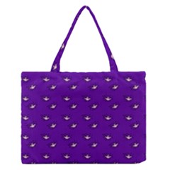 Zodiac Bat Pink Purple Zipper Medium Tote Bag by snowwhitegirl