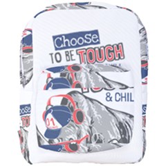 Choose To Be Tough & Chill Full Print Backpack by Bigfootshirtshop