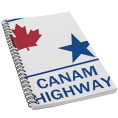 Canam Highway Shield  5 5  X 8 5  Notebook by abbeyz71