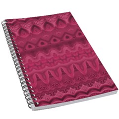 Boho Rose Pink 5 5  X 8 5  Notebook by SpinnyChairDesigns