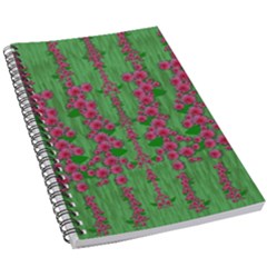 Lianas Of Sakura Branches In Contemplative Freedom 5 5  X 8 5  Notebook by pepitasart