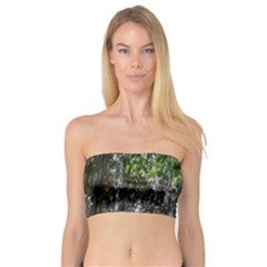 Green Glitter Squre Bandeau Top by Sparkle