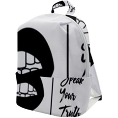 Speak Your Truth Zip Up Backpack by 20SpeakYourTruth20