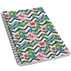 Zigzag Flowers Pattern 5 5  X 8 5  Notebook by goljakoff