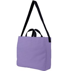 Bougain Villea Purple & Black - Square Shoulder Tote Bag by FashionLane